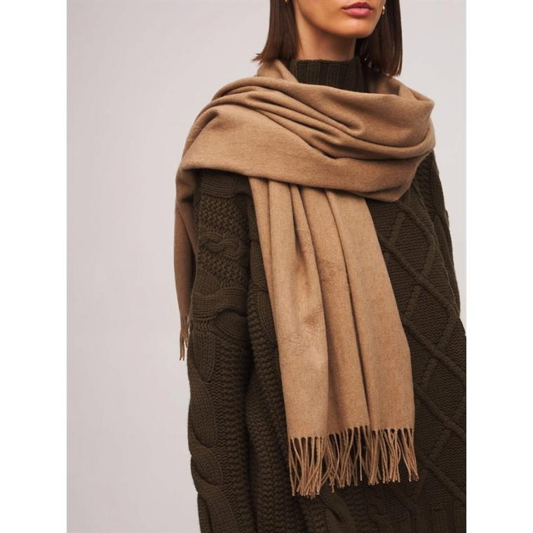 Max Mara WSKLAUS Cashmere Tørklæde, Brun